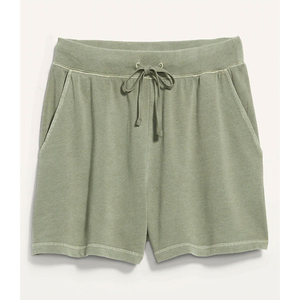 OEM Breathable Acid Wash Cotton Fleece <b>Women</b> <b>Sweat</b> <b>Shorts</b> Drawstring High Waist Custom Design High Quality <b>Women</b> Jogger <b>Shorts</b> - Product Image 3