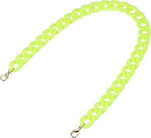 Acrylic Purse <b>Strap</b>,Matte <b>Bag</b> Chain Shoulder Purse Clutches <b>Strap</b> <b>Replacement</b> <b>Bag</b> Chain with Buckle for Handbag, Shoulder - Product Image 1