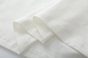 <b>Men</b> Oversized <b>White</b> Oxford Fabric Eco-Friendly Beazer Sports 300g Cotton T-<b>Shirt</b> O-Neck <b>Short</b> <b>Sleeve</b> Plain Casual Wear - Product Image 6
