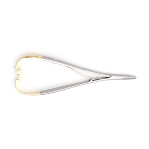 Portaagujas Mathieu-Kocher con Abrazadera Interna TC 2mm 14cm, Instrumento Quirúrgico de Acero Inoxidable para Sutura de Precisión - Product Image 4