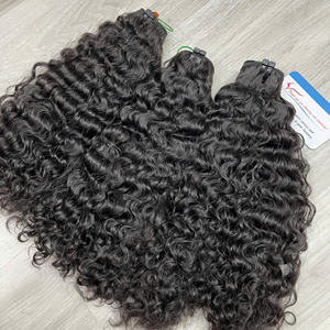 Choix de produit chaud cheveux humains bruts vietnamiens bouclés birmans doublement étirés pas emmêlés pas de perte pas de prix de gros synthétique - Product Image 3