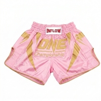 Shorts de combat Muay Thai unisexes, vêtements de performance athlétique confortables, sublimation personnalisée, 100% polyester respirant, entraînement de boxe