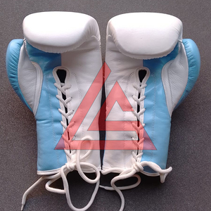 Hot Selling Custom Logo Lace-up Boxing <b>Gloves</b> Genuine Cowhide Leather MMA Kickboxing Competition Boxing <b>Gloves</b> For Adults - Product Image 5