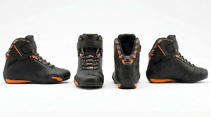 รองเท้าขี่มอเตอร์ไซค์กันลื่น ป้องกันการกระแทก รองเท้าบูทสำหรับแข่งรถ ระบายอากาศได้ดี รองเท้าทรงสูงสำหรับนักขี่มอเตอร์ไซค์ รองเท้าเพื่อความปลอดภัยสำหรับกิจกรรมกลางแจ้งสำหรับผู้ชาย - Product Image 5