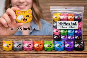 Parche bordado personalizado de gato kawaii, termoadhesivo o para coser, insignia bordada con cara de gato de dibujos animados para ropa, bolsos y sombreros. - Product Image 2