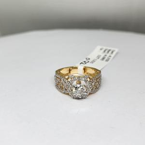 Anillo de Compromiso de Oro Amarillo de 14K con Diamantes, Joyería Fina para Bodas y Fiestas, Precio Accesible, Regalo Nupcial de Lujo para Mujer, Diseño OEM - Product Image 4