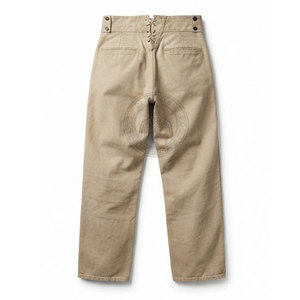 Pantalon de combat durable pour homme, design traditionnel, coupe droite, taille mi-haute, en toile légère, avec coutures renforcées et ajustables - Product Image 2