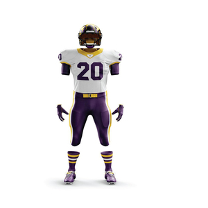 Ensemble complet de tenues d'entraînement de football américain personnalisées pour adultes 2026 – Maillots à manches courtes sur mesure pour hommes, grandes tailles, 100 % personnalisables - Product Image 3