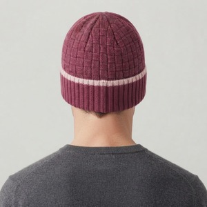 CHALASA SPORTS Gorro de Punto Jacquard Personalizado Y2K 100% Lana, Unisex para Adultos, Bordado, Cálido para Invierno, Gorro de Moda, Venta al Por Mayor OEM - Product Image 5