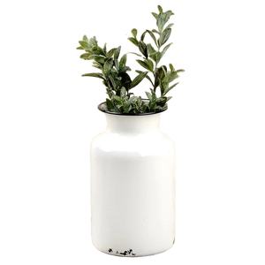Vase à fleurs en métal blanc de haute qualité pour une décoration élégante de maison et d'hôtel pour les mariages Vente élevée-Quantité minimum de commande (quantité minimale de commande) - Product Image 1