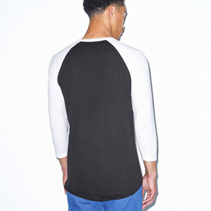 Camiseta Corta de Cuello Redondo para Hombre, Corte Cuadrado, 100% Algodón Grueso, Hombros Caídos, Diseño Sólido, Ecológica y Transpirable - Product Image 3