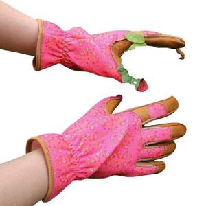 Guantes de Jardinería de Cuero Resistentes a Espinas, Antideslizantes y Transpirables, Proveedor OEM - Product Image 2