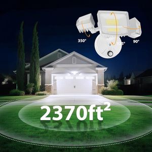 Faro LED da Esterno 90W 10000LM con Sensore Crepuscolare, Impermeabile IP66, Luce Bianca 6500K, Faretto di Sicurezza 10000LM - Product Image 5