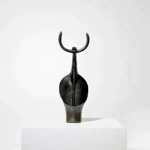 H 30.48 x W 15.24 x D 12.70 cm Sculpture Handmade Contemporary Art Figurative Irregular Shape Tabletop <b>Decor</b> Living Room Display - Product Image 5