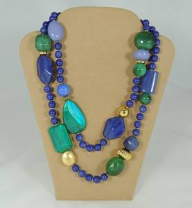 Collar de Resina con Diseño Abstracto de Paz, Joyería Premium Hecha a Mano, Accesorios de Moda, Estilo Lindo para Mujer, Regalo con Cuentas - Product Image 2