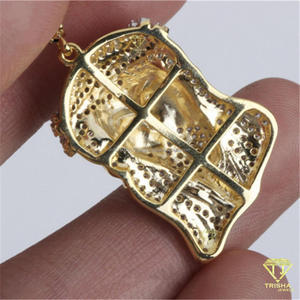 Christian Faith Pendant With Iced Out Moissanite Diamonds For Men And Women - Product Image 5