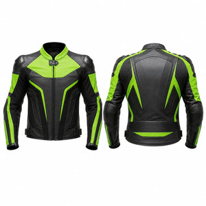 Men PU Leather Motorcycle Riding <b>Jacket</b> Warm Windproof Motorbike Clothing Breathable Motocross <b>Racing</b> <b>Jacket</b> With Armor - Product Image 1