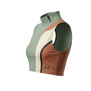 MALUZA INDUSTRIES Top Corto Premium de Invierno para Mujer, 100% Algodón, Tejido de Rizo, Manga con Estampado Puff, Logotipo Frontal, Transpirable - Product Image 4