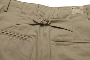 Pantalon décontracté de style japonais, pantalon cargo kaki streetwear, pantalon ample à broderie osseuse, pantalon droit pour hommes et femmes - Product Image 4