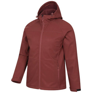 Best Price Waterproof Breathable Woolen Stand Collar Front Logo Formal Solid Autumn Soft-shell Jacket OEM Service - Product Image 4