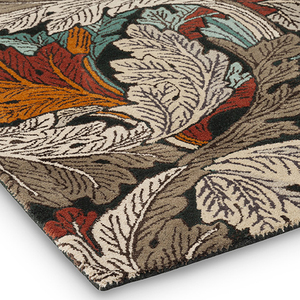 Luxury Hand Tufted New Zealand <b>Wool</b> Acanthus Leaf Botanical Area Rug Classic Designer Carpet Custom Manufacturer Factory - Product Image 2