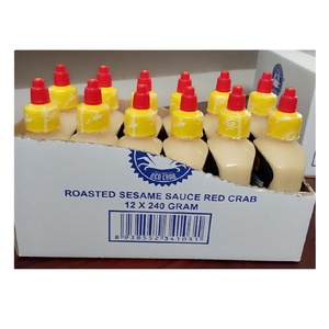 Aderezo de Sésamo Tostado de Alta Calidad Red Crab 240g, Botella PET, Sabor Dulce y Salado, 24 Meses de Caducidad, Certificado HACCP y JAS - Product Image 1