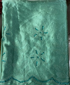 Tela de Satén Somalí para Novias, 100% Seda, Ligera, Tejida, 60GSM, Ecológica, con Patrón Floral de Puntos, 90 Colores, para Vestidos y Ropa de Cama - Product Image 6