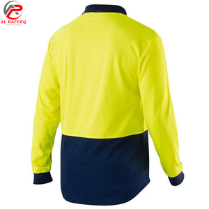 Camiseta Polo con Logotipo Personalizado, Alta Visibilidad, Transpirable, Camisetas Polo de Seguridad para Hombre, Ropa de Seguridad Reflectante, Corte Ajustado - Product Image 4