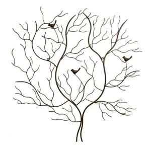 Décoration murale et art en métal pour salon, chambre, maison, hôtel, bureau, restaurant, banquet, design en forme d'arbre, autres décorations pour la maison - Product Image 1