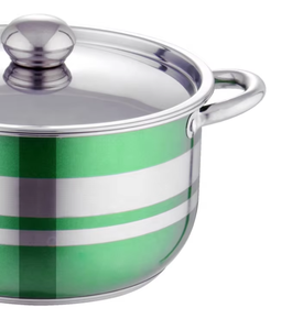 Cacerola con aislamiento de capacidad personalizada, recubierta de esmalte, con tapa de vidrio, para almacenar y servir alimentos. - Product Image 6