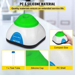 Mini Agitatore Vortex 3000RPM con Funzione Touch, 50ML, Diametro Orbitale 6mm per Laboratorio Scientifico, per Agitazione e Miscelazione - Product Image 5