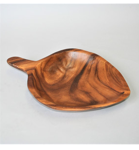 Acacia Wood Leaf Shape 6 Pieces Set Custom kitchen Organizer & Table Decoration Accessories In Best Price - Product Image 3