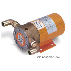 Bomba de impulsor flexible autocebante NIKKISO EIKOFLEX Serie FD DC 24V de bronce marino para transferencia de combustible de achique - Product Image 2