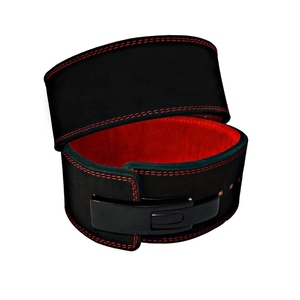Custom Leather Weightlifting Belt for Men Gym Workout Powerlifting Exercise <b>Back</b> <b>Support</b> Fitness Gear - Product Image 1