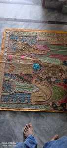 Tela de Algodón 100% Reciclada con Bordado de Patchwork, Venta al por Mayor, Ecológica y Sostenible, Retazos de Kantha para Cortinas y Fundas, para Niñas - Product Image 3