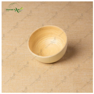 20% de réduction en stock – Bol en bambou jetable moderne et coloré, prix de gros, écologique, pour salade de fruits - Product Image 1