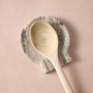 Repose-cuillère en marbre fait main pour poser les louches, les cuillères et les ustensiles de cuisine pendant les séances de préparation des repas - Product Image 4