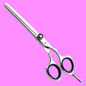 Kounain กรรไกรเล็มผม6.0นิ้วแบบมืออาชีพมีดโกนสแตนเลสเกรด420แต่งหนวดให้แหลมสำหรับร้านเสริมสวย - Product Image 1