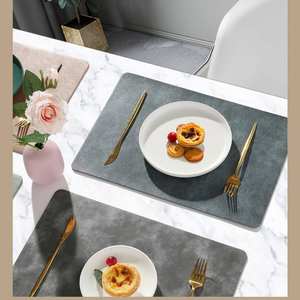 Nouveau Set de Table Rectangulaire Moderne en Similicuir PU de Haute Qualité, Lavable, Idéal pour les Événements Festifs et la Maison, pour Tables à Café et à Dîner - Product Image 6