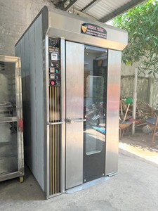 Minh Tam LX16M -Tray Electric <b>Rotary</b> Oven Hot 2025 Bakery 380V Automatic Portable Overheat Protection 1 Year Warranty Vietnam - Product Image 5