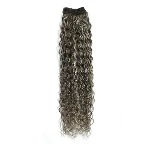 ผมแท้แบบ Remy Weft สีน้ำตาลดำ ลอนธรรมชาติ เนื้อนุ่ม หนาเต็ม ปริมาณมาก - Product Image 1