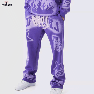 Survêtement décontracté à capuche 2-en-1 pour homme, 100 % coton, imprimé personnalisé, hiver, uni, léger, haute qualité - Product Image 4