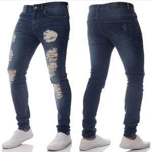 Jeans de Mezclilla para Hombre de Alta Calidad, 100% Algodón, Corte Regular, Estilo Urbano, Precio de Venta, Pantalones Vaqueros para Hombre - Product Image 4