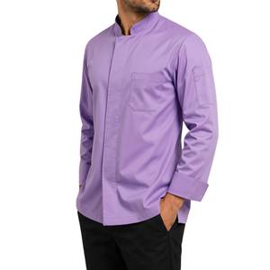 Chef Uniform 100% Cotton <b>Long</b> <b>Sleeve</b> Breathable Kitchen Wear for Restaurant Hotel Staff OEM Manufacturer Bulk Supply - Product Image 5