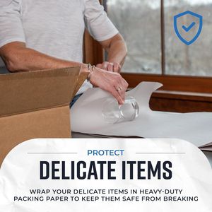 Fogli di Carta da Imballaggio Tipo Giornale 10lb, 320 Fogli, Carta da Giornale per Protezione Oggetti Fragili Durante Traslochi e Imballaggio Scatole - Product Image 3