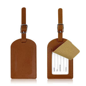 ป้ายติดกระเป๋าเดินทาง PVC ทนทาน พร้อมช่องใส่ป้ายชื่อ ป้ายติดกระเป๋าเดินทางแบบส่วนตัวสำหรับสายการบินและกลุ่มทัวร์ - Product Image 4