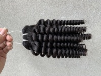 CDYHAIRVN Extensions de Cheveux Vietnamiens Remy Double Drawn de Haute Qualité, Ondulés et Volumineux, Couleur Noir Jais, 100% Cheveux Humains à Tisser