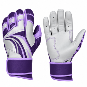 Gants de frappe de baseball en cuir professionnels, vente en gros, prix d'usine bas, nouveau design tendance, personnalisation, gants de frappe de baseball - Product Image 1