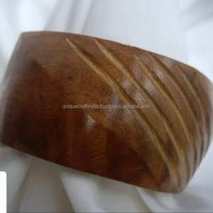 Pulseras de Madera Ecológicas al por Mayor, Joyería de Madera Natural para Mujer, Accesorios Modernos y Tradicionales, Colección Artesanal - Product Image 5