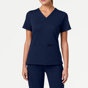 Lightweight Custom Logo Medical <b>Scrubs</b> Set 100% Cotton Hospital Workwear Professional Comfortable Uniform High Quality - Product Image 1